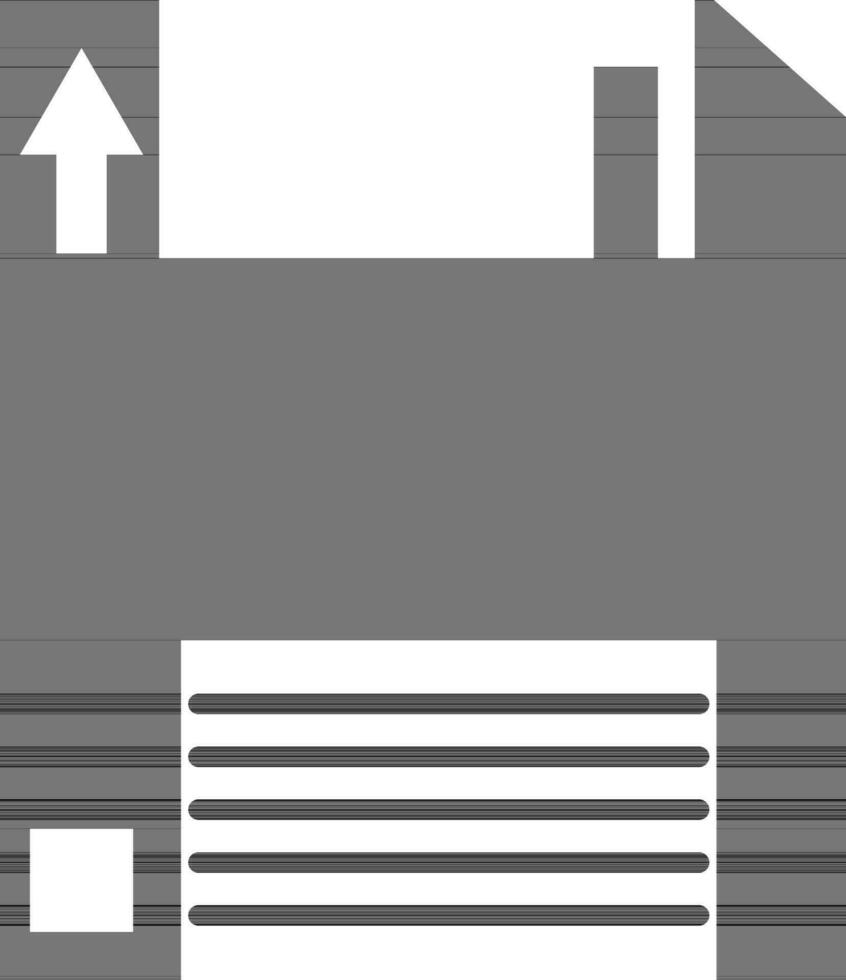 Vector illustration of Floppy disk.