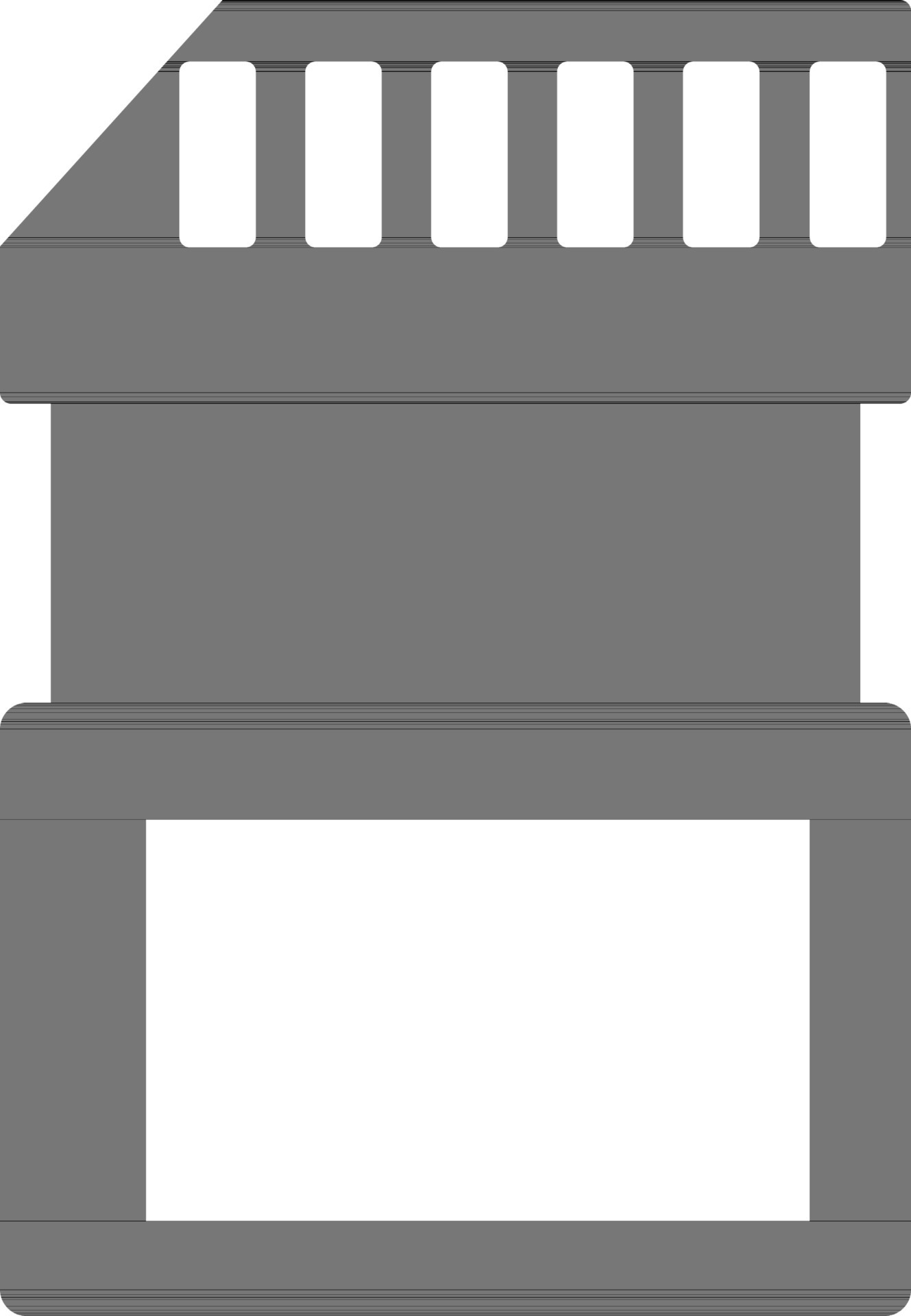 Black and white memory card icon. 24517928 Vector Art at Vecteezy