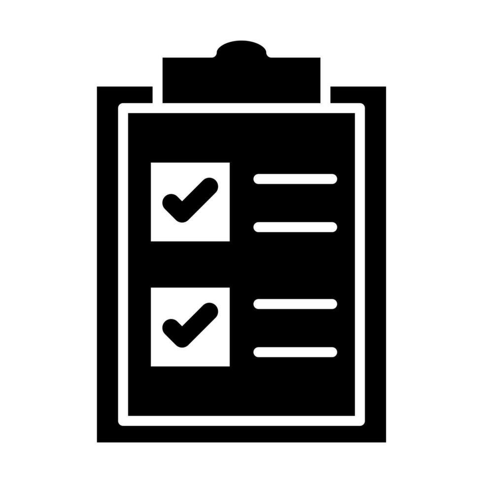 Medical Report Glyph Icon Design vector