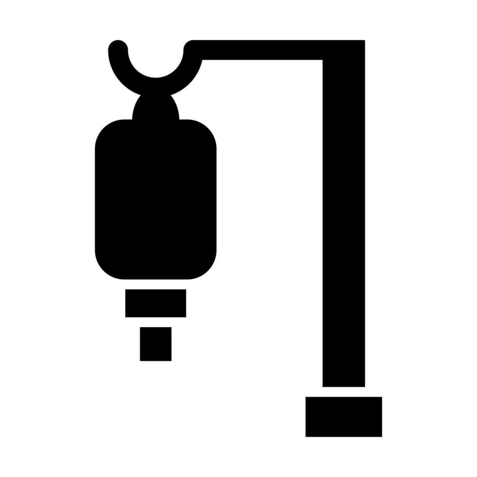 Medical Drip Glyph Icon Design vector