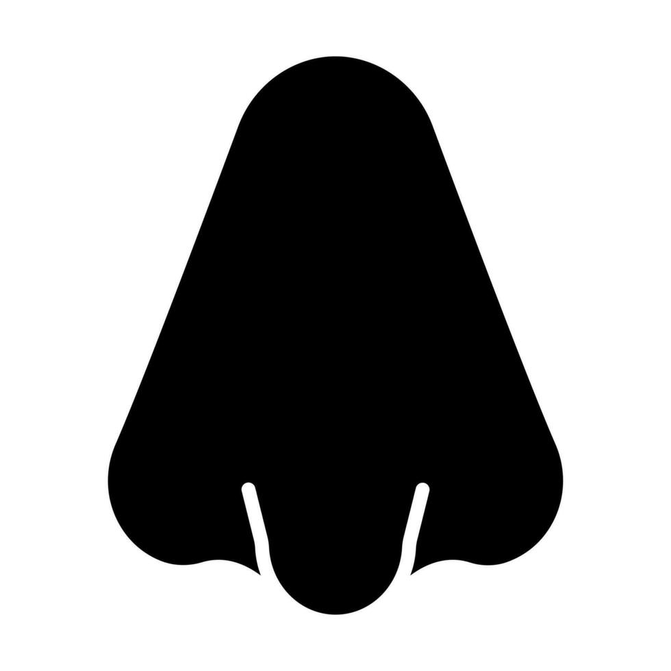 Rhinology Glyph Icon Design vector