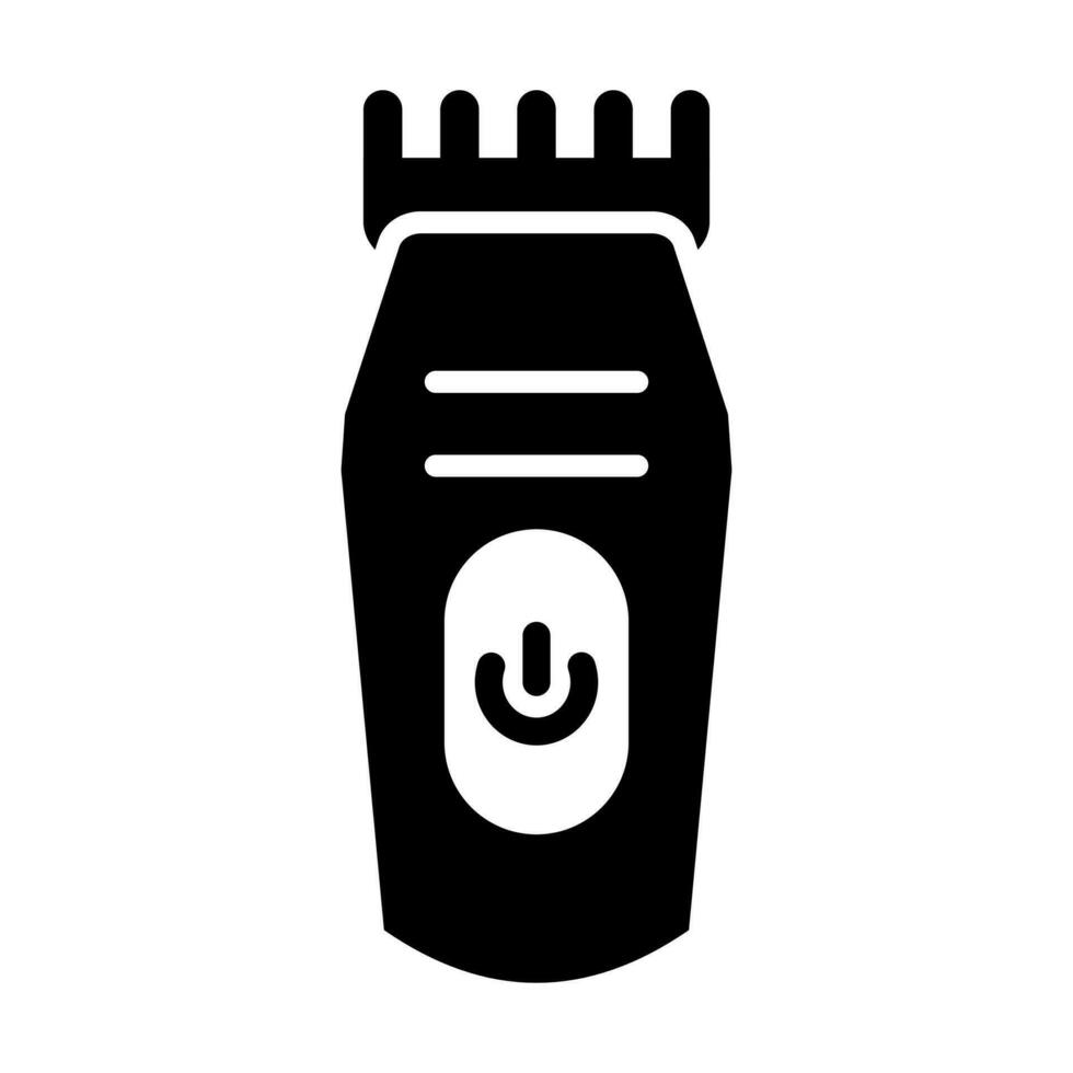 Shaving Machine Glyph Icon Design vector