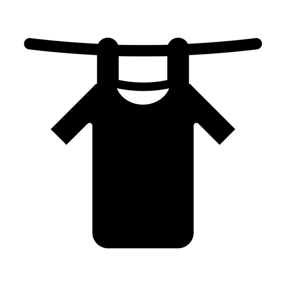 Drying Glyph Icon Design vector