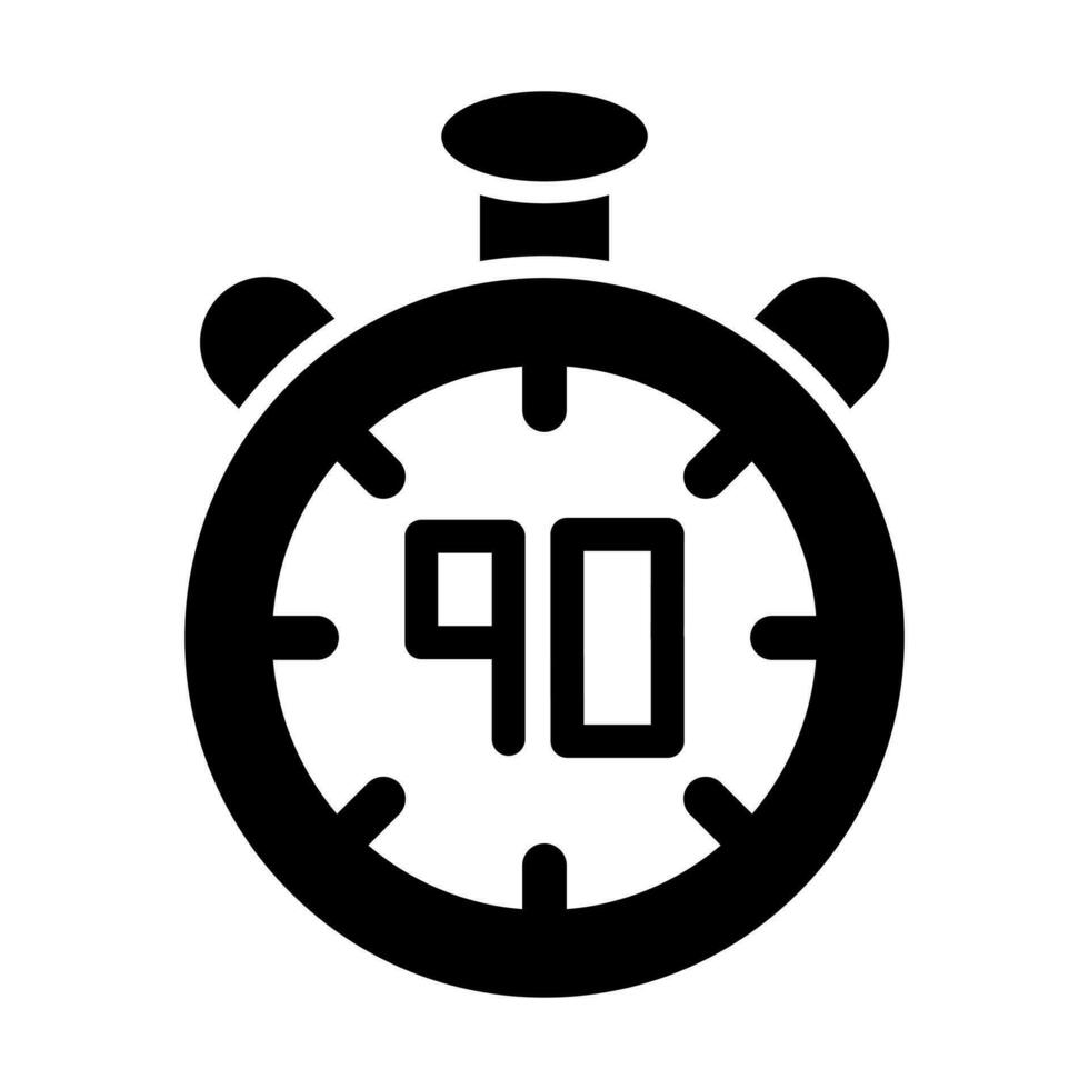 Football Time Glyph Icon Design vector