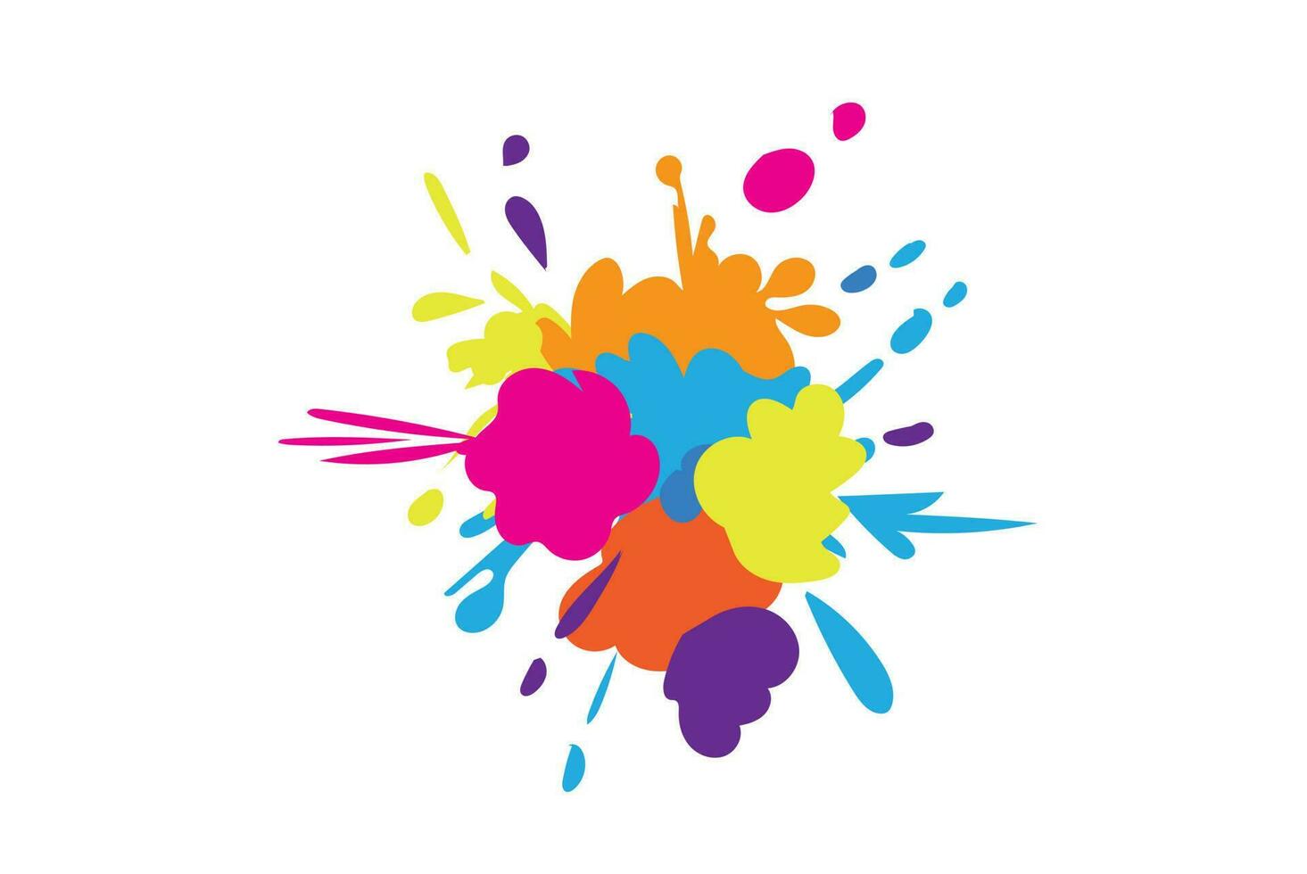 Paint color splash vector illustration