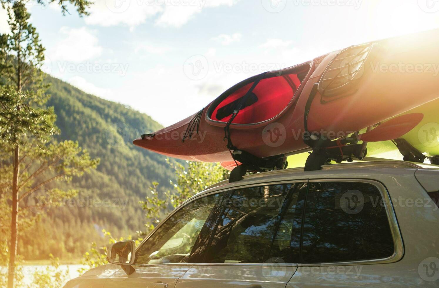 Car Road Trip with Kayak photo