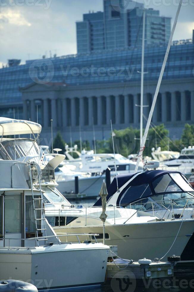 Chicago Harbor view photo