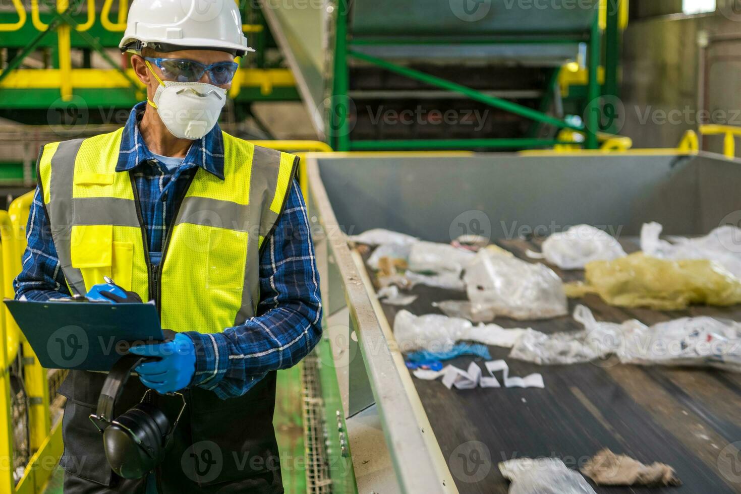 Waste Management Sorting Facility Worker photo