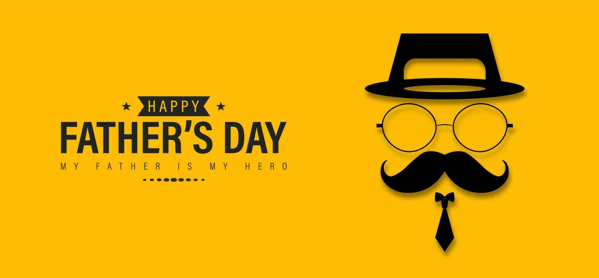 Happy Father's Day vector illustration