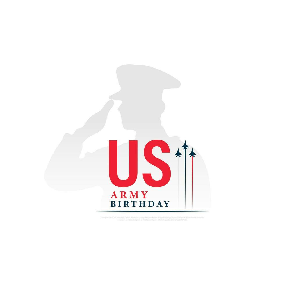 US. Army Birthday, Vector illustration