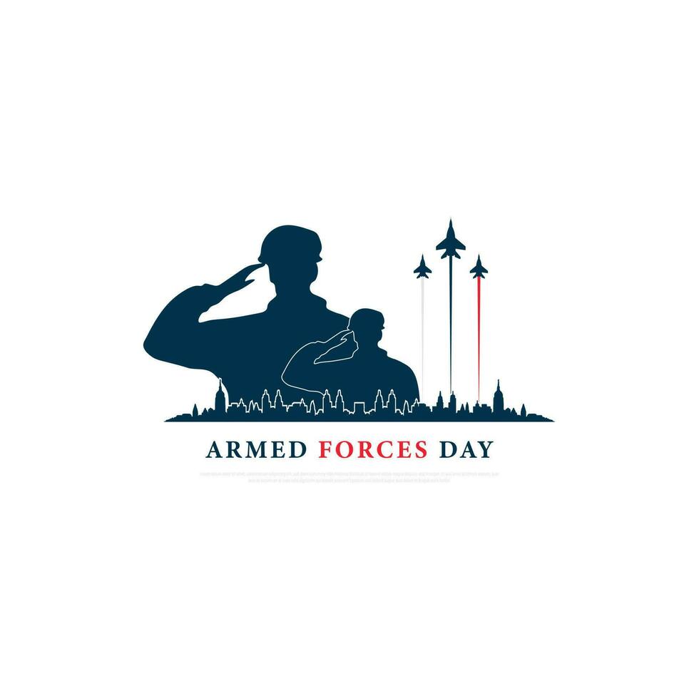 Armed Forces Day, Vector illustration