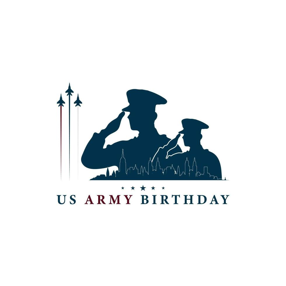 US. Army Birthday, Vector illustration