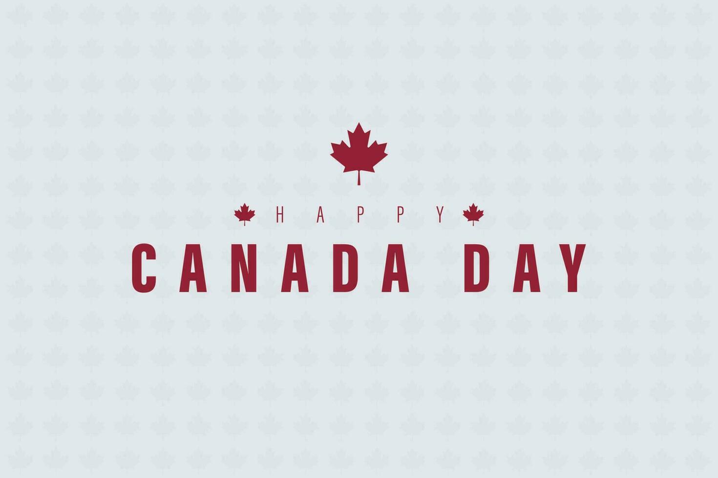 1st of July, Happy Canada Day, Vector illustration