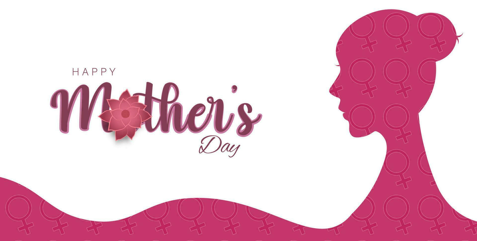 Vector illustration of mother's day
