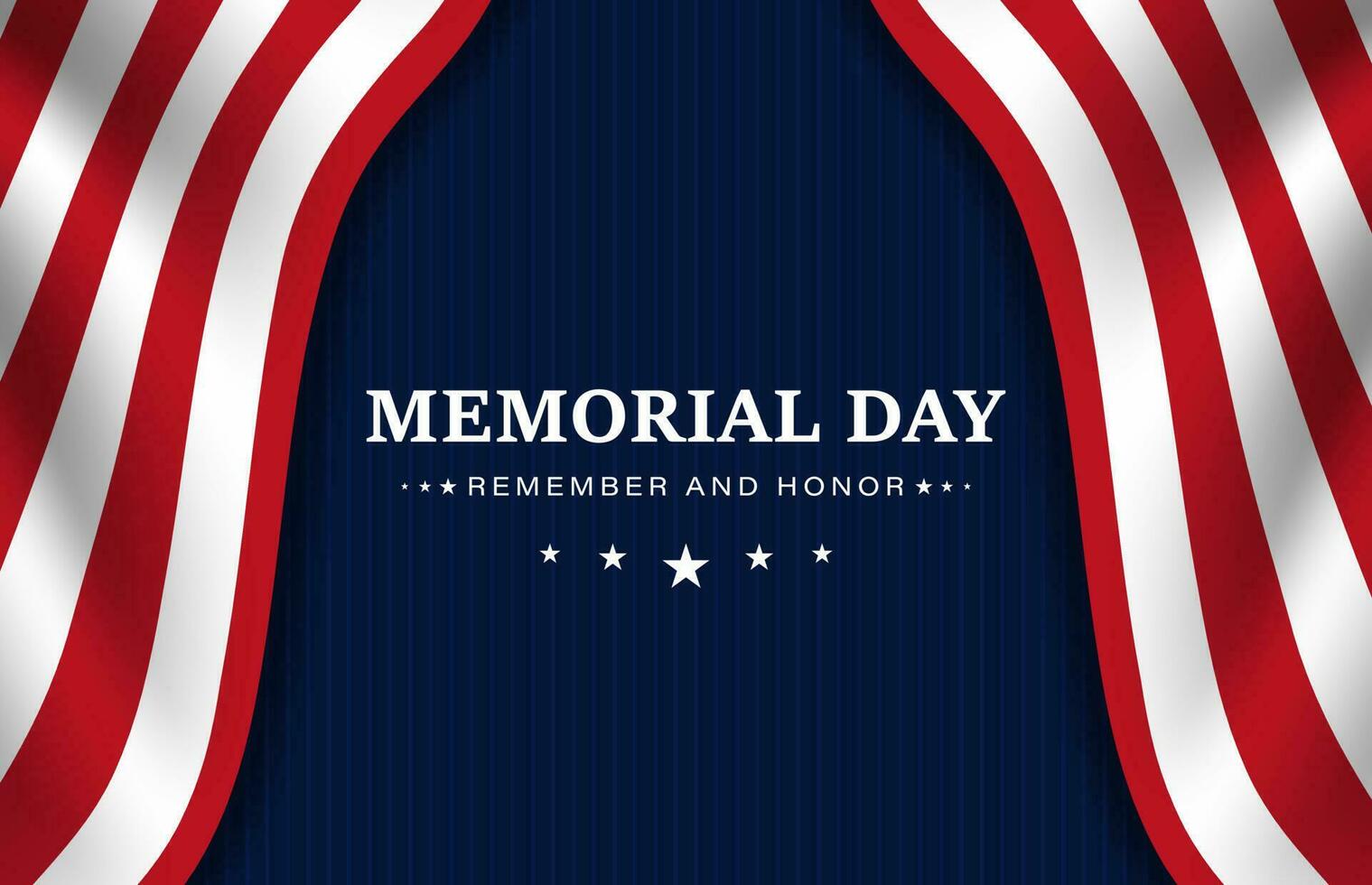 US Memorial Day vector illustration