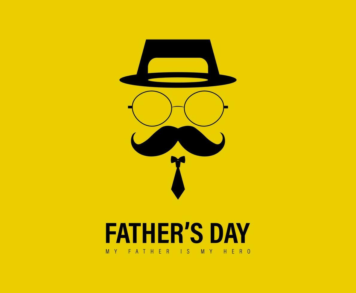 Happy Father's Day vector illustration