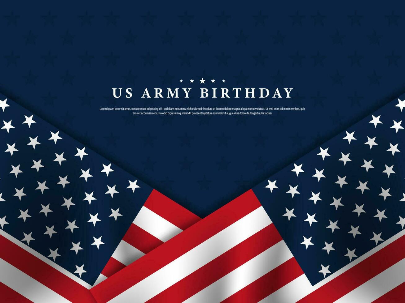 US. Army Birthday, Vector illustration