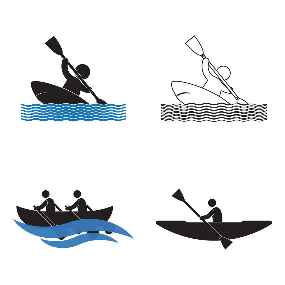 kayac deporte icono vector
