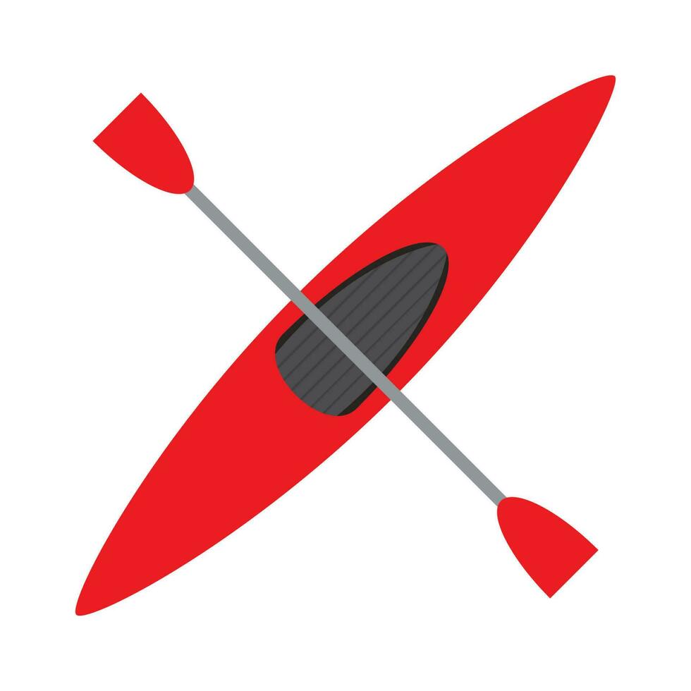 kayak sport icon vector