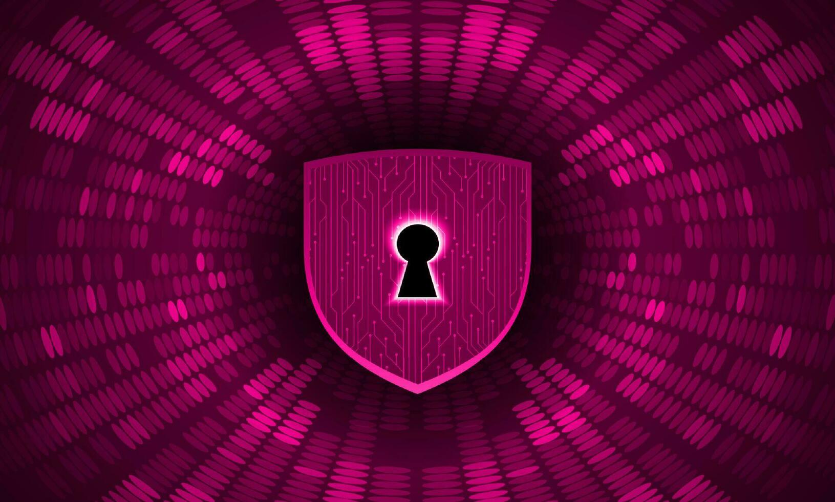 Modern Cybersecurity Technology Background with shield vector