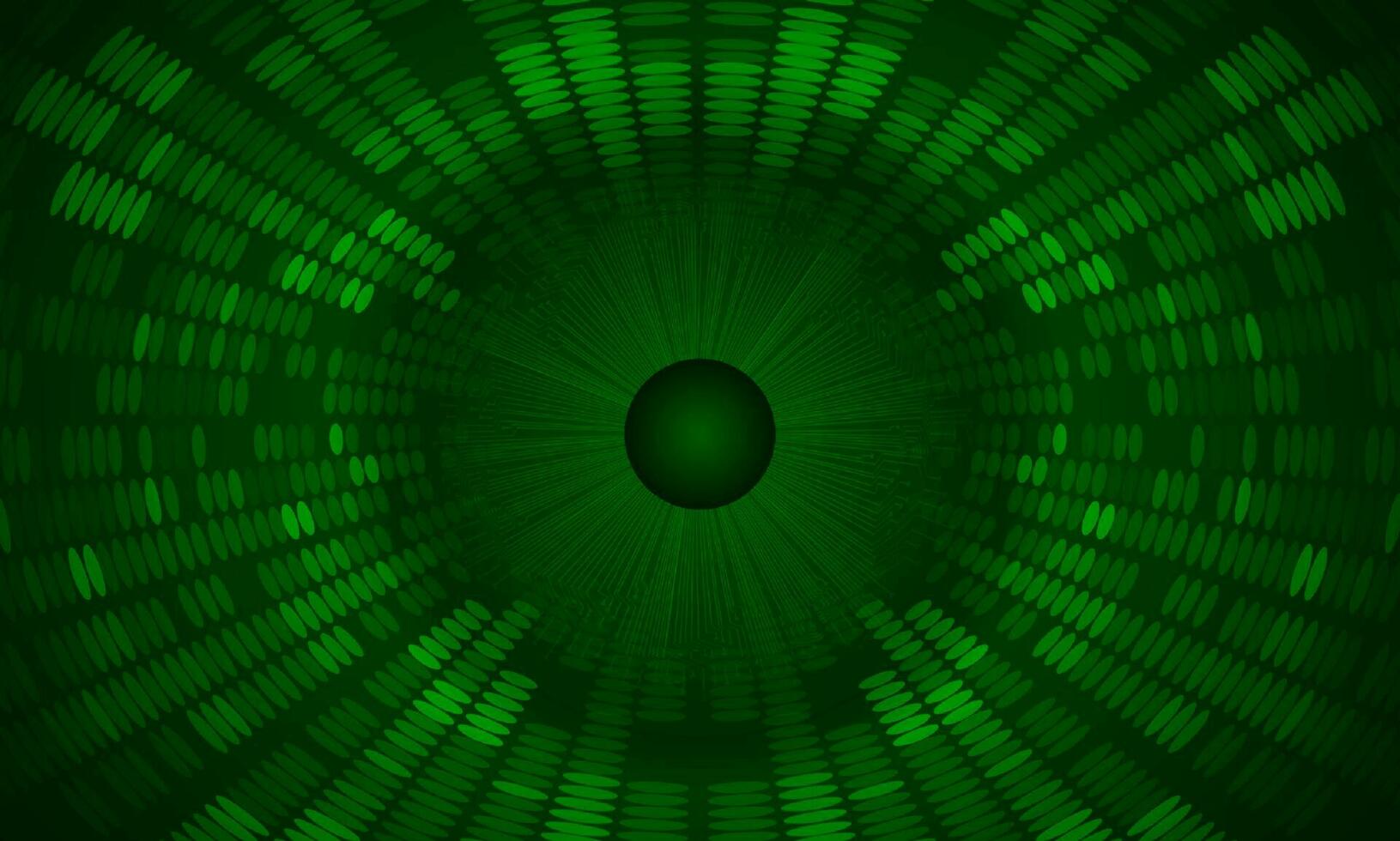 Modern Holographic Eye on Technology Background vector