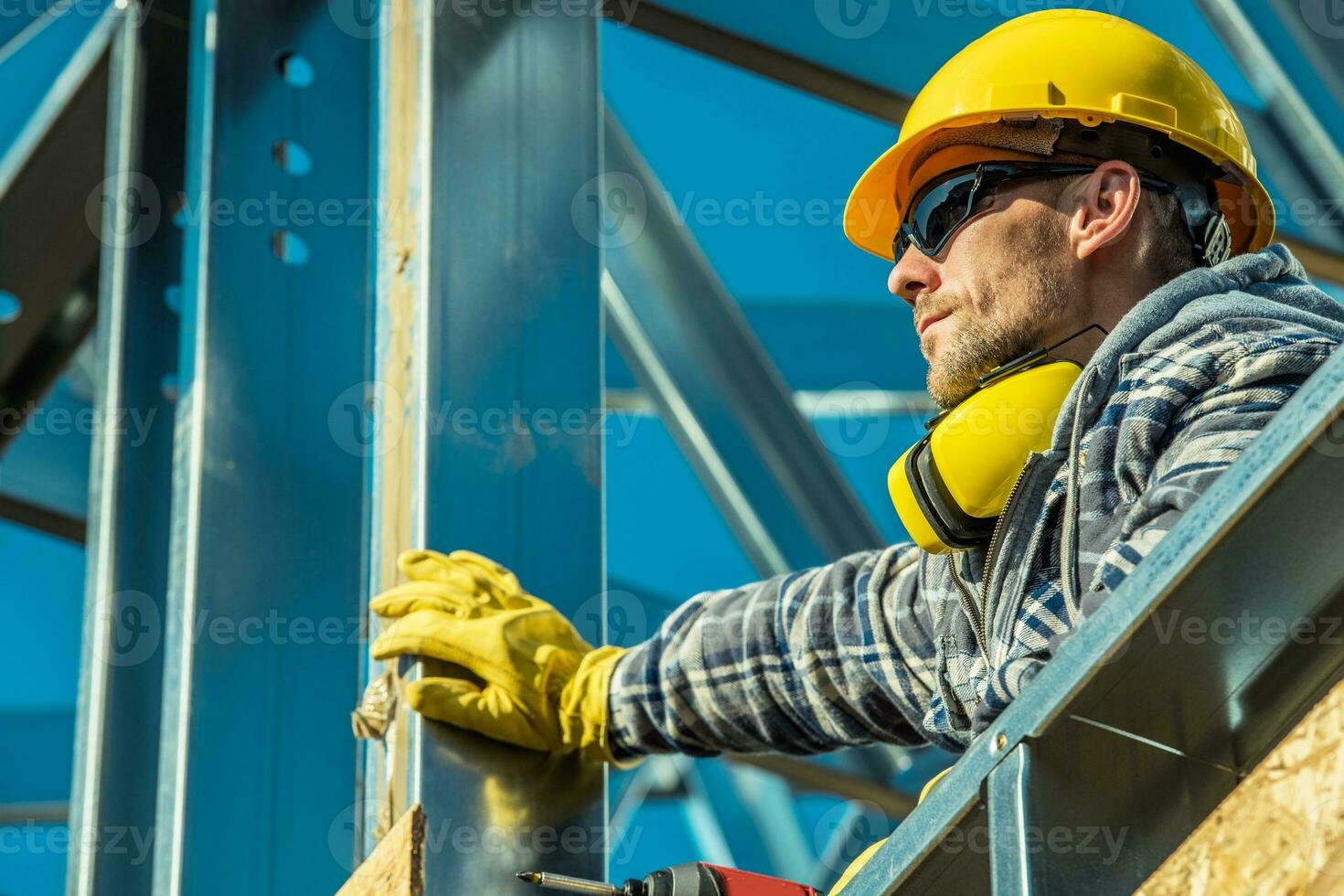 Construction Worker Portrait photo