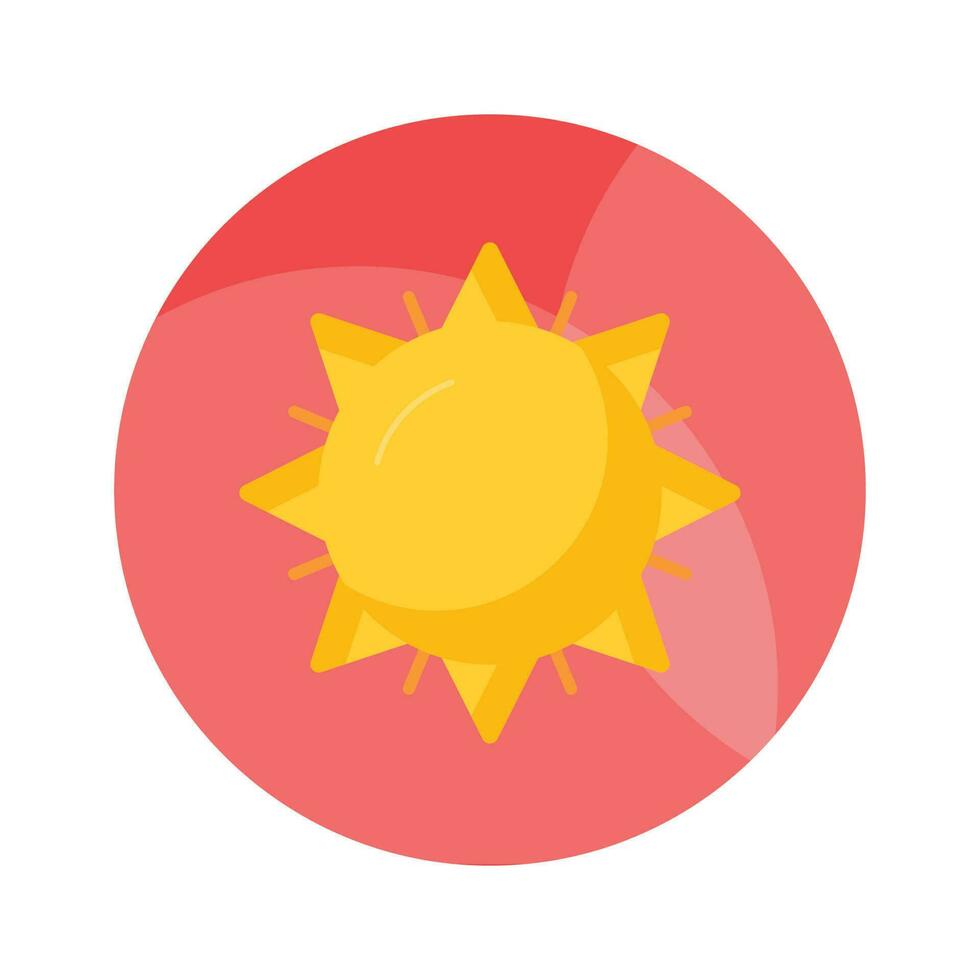 Grab this amazing icon of sunshine, an editable of sunrise in trendy style vector