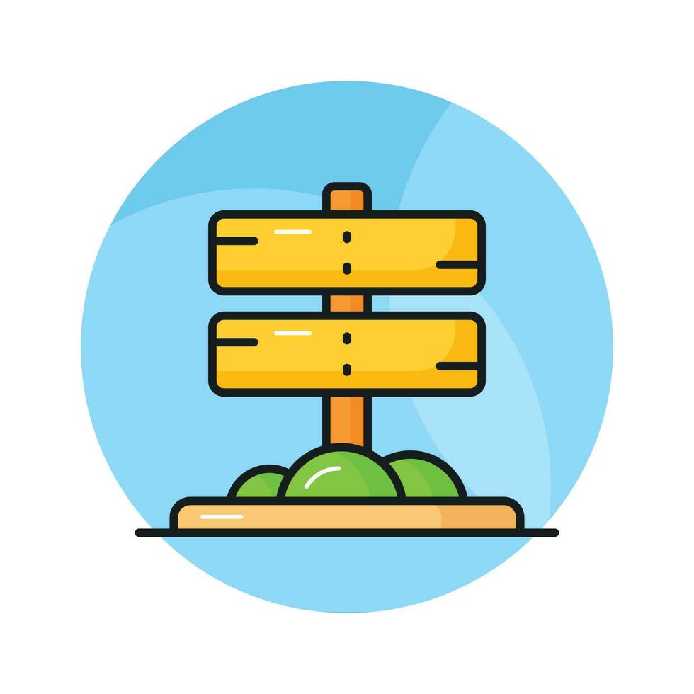 Grab this creatively designed vector of signpost in editable style, ready to use icon