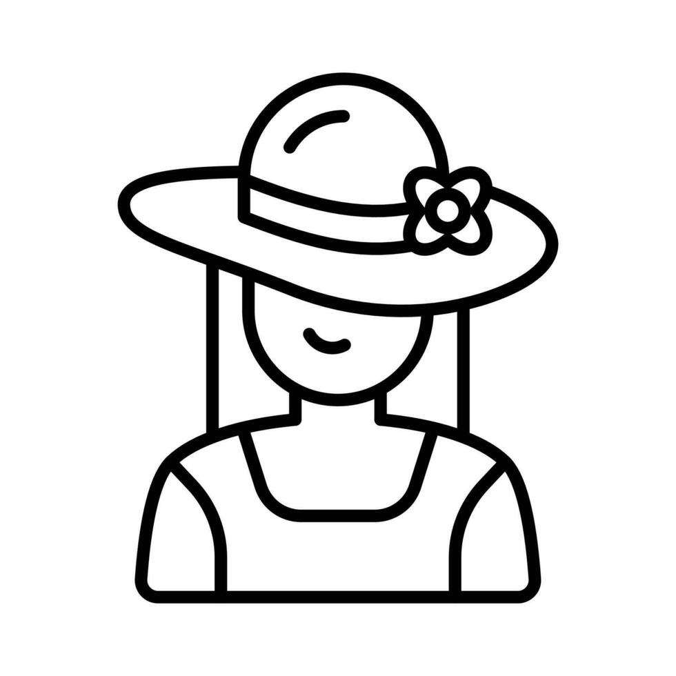 obtener sostener en esta cuidadosamente hecho a mano vector de mujer avatar en moderno estilo