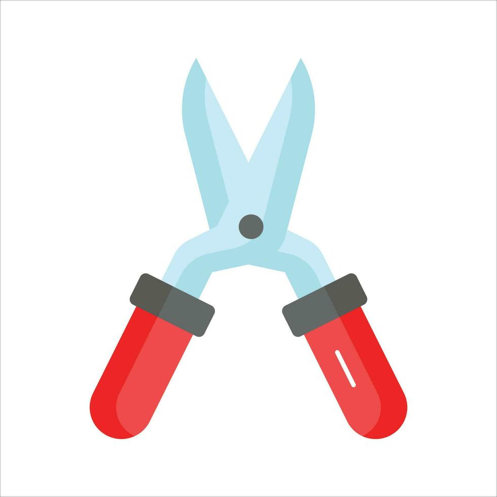 An icon of gardening shear in modern style, gardening scissors, cutting tool vector