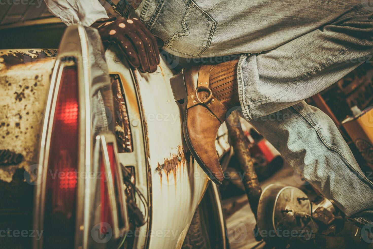 Western Jeans and Boots photo
