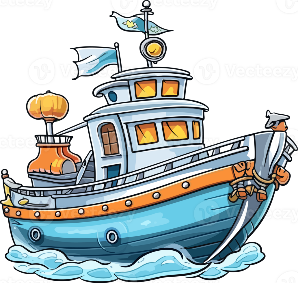 bateau transparent Contexte png