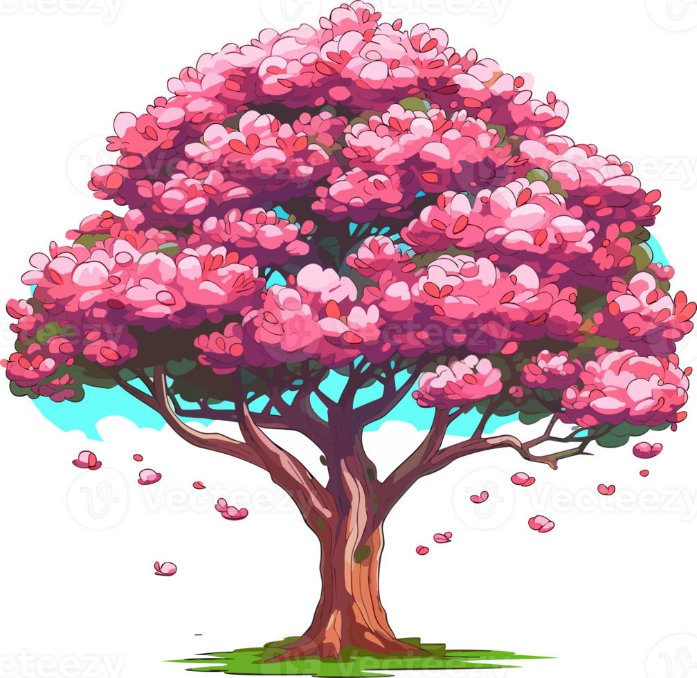 Redbud tree transparent background png