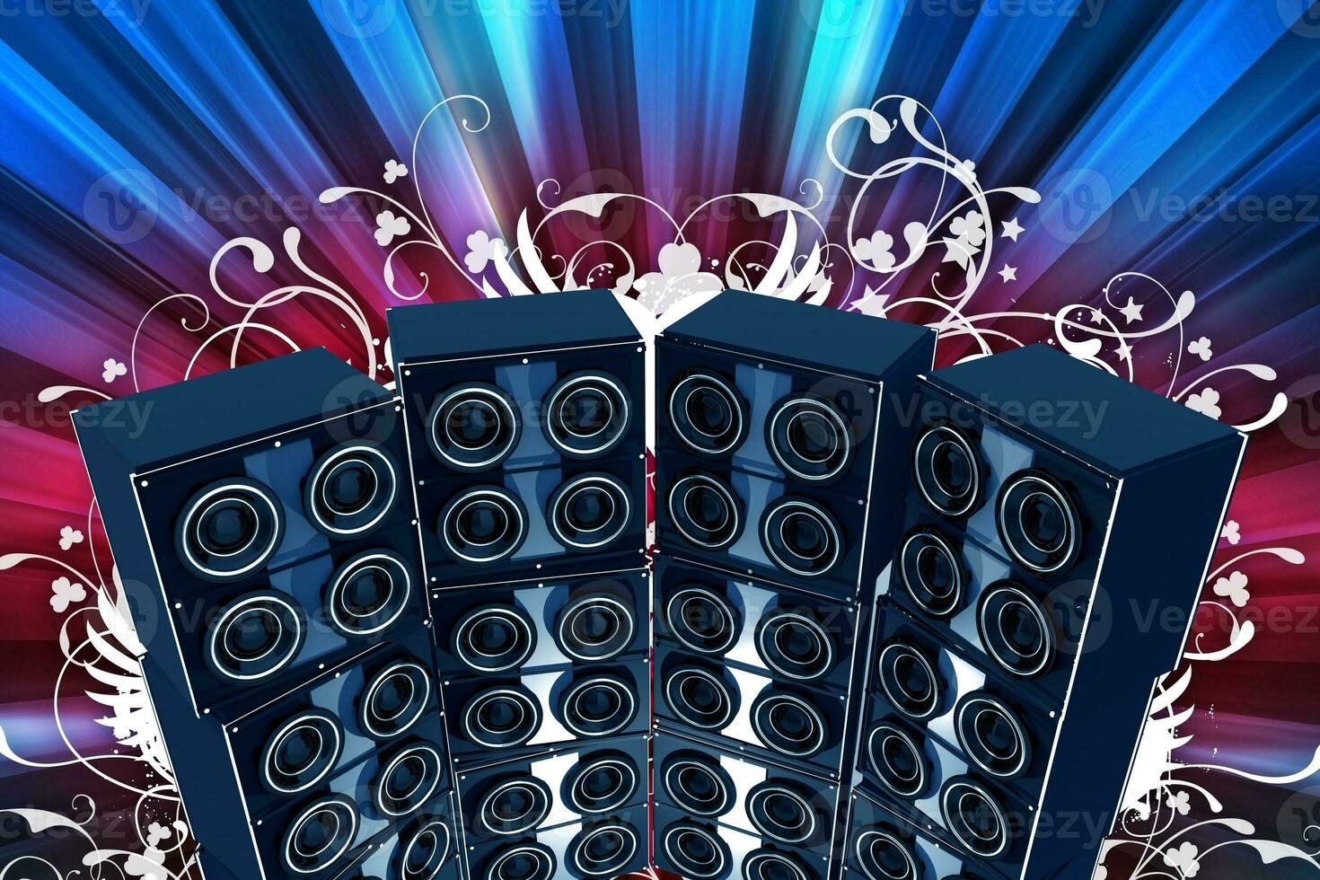 Speaker Columns Background photo