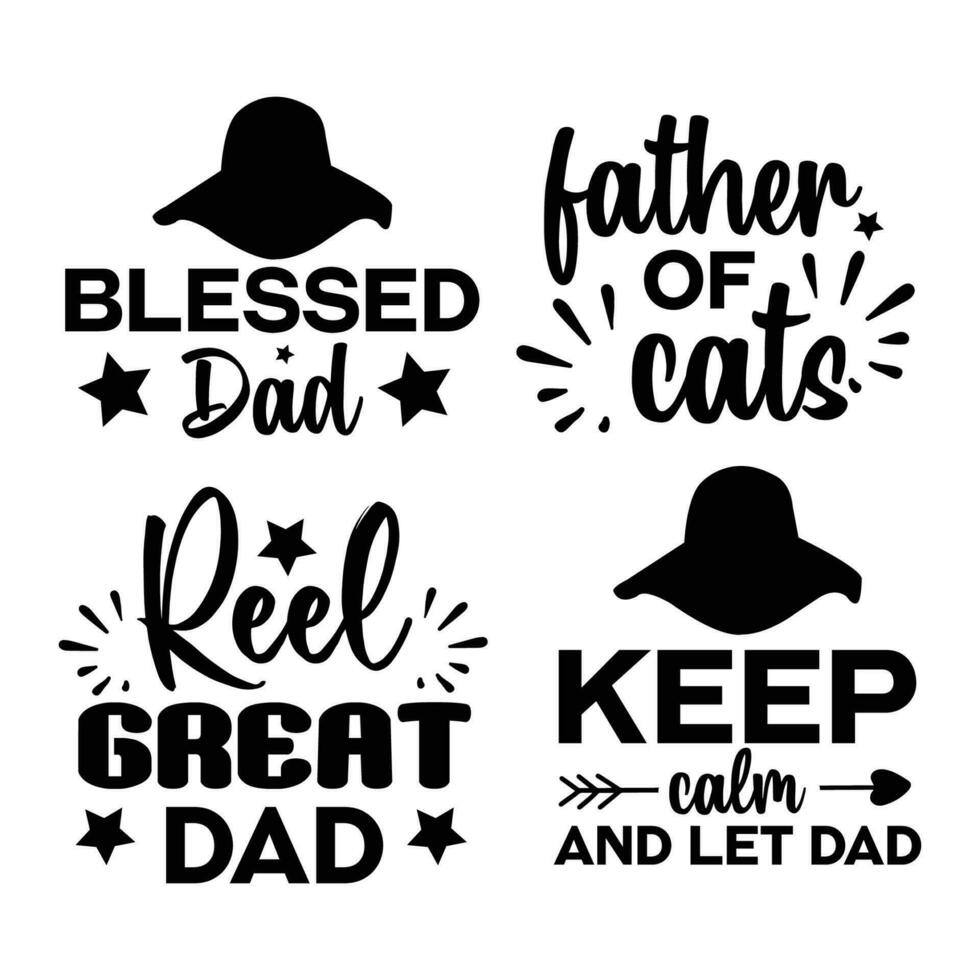 Father Day T Shirt Design Bundle vector