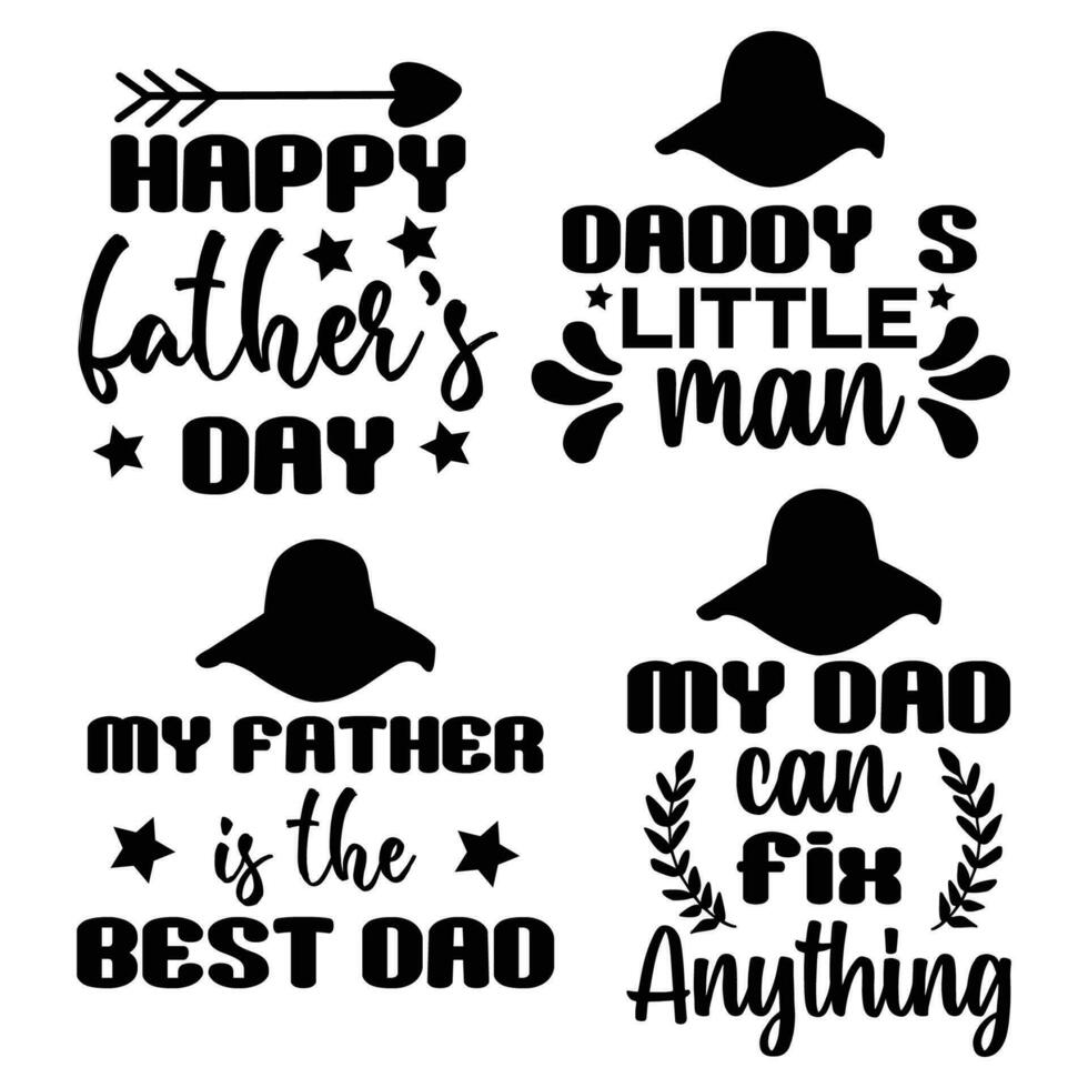Father Day T Shirt Design Bundle vector