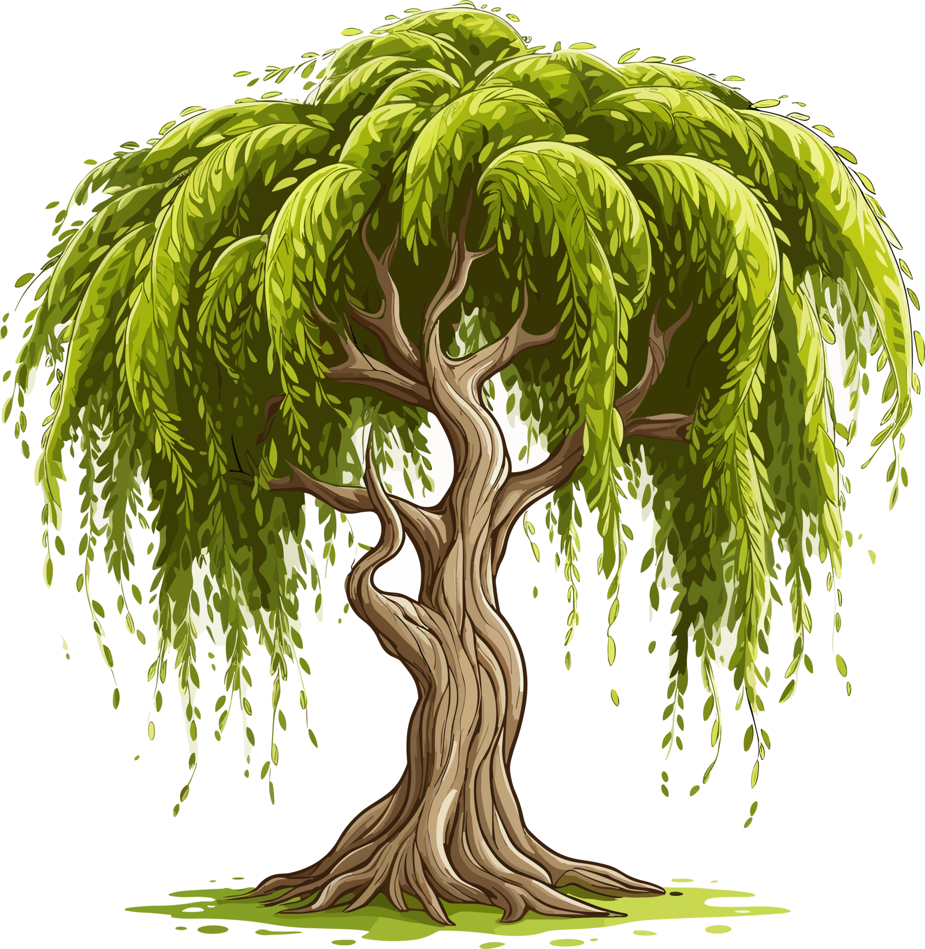 Willow tree Png, Weeping Willow Tree Isolated 24521161 PNG