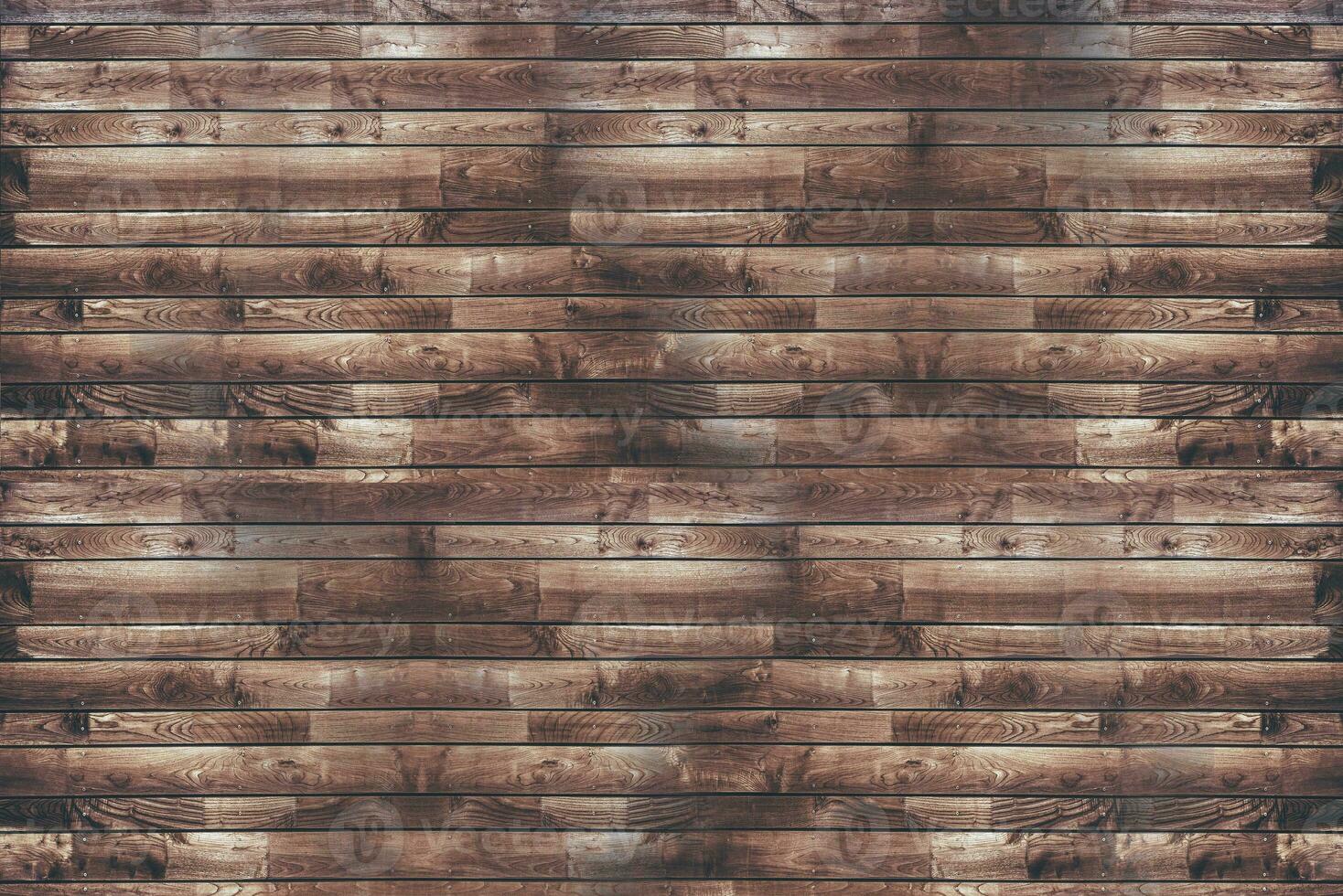 Reclaimed Wood Planks Wall photo