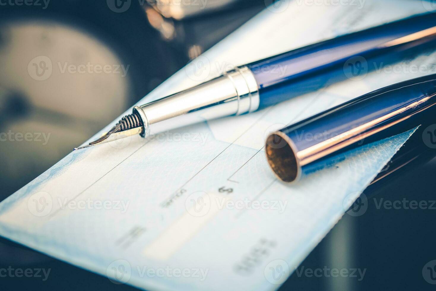 Issuing Payment by Check photo