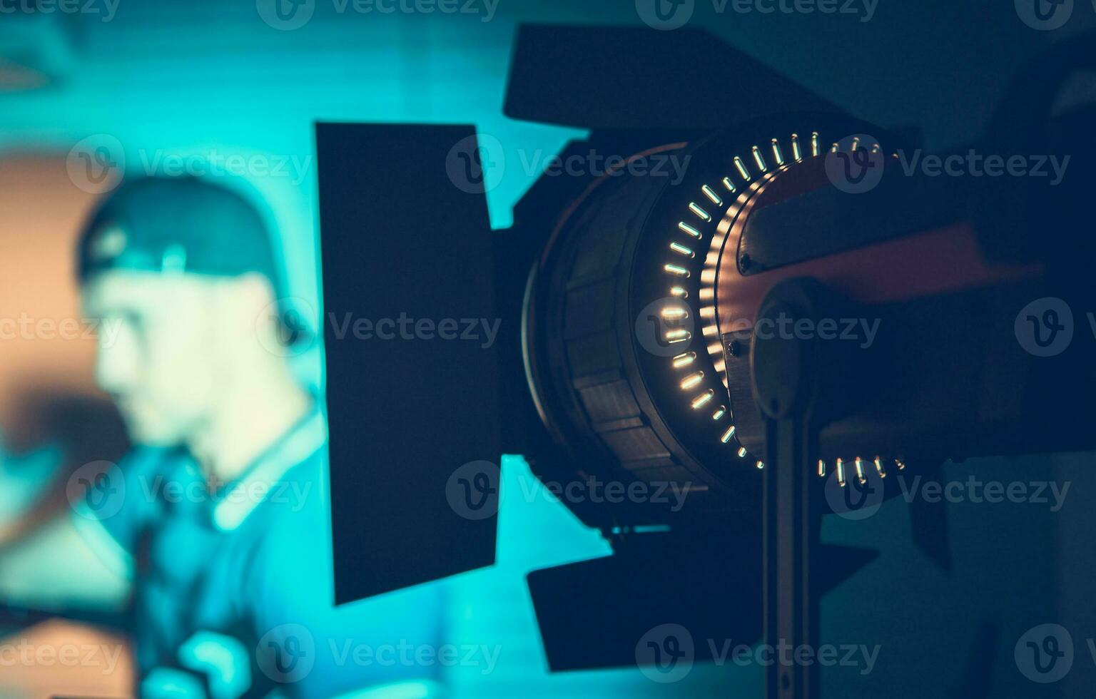 Continuous Studio LED Lighting For Video Production photo
