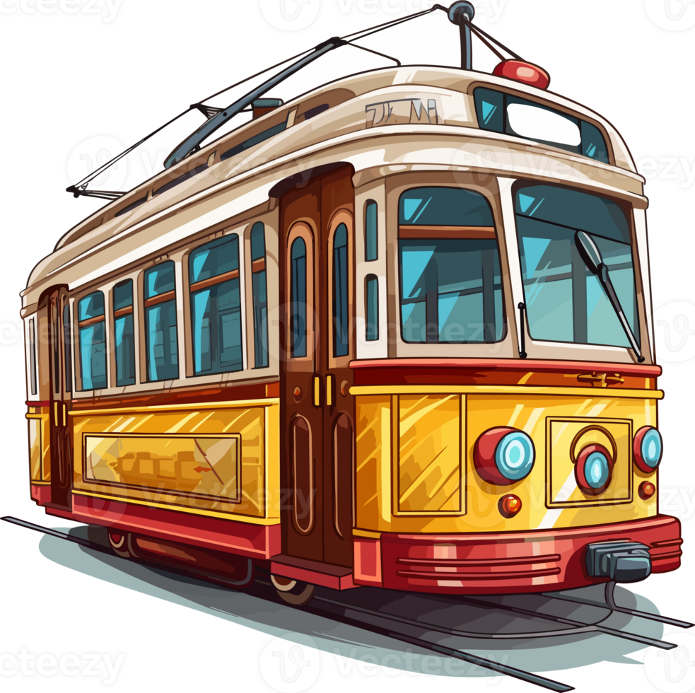 Tram transparent background png