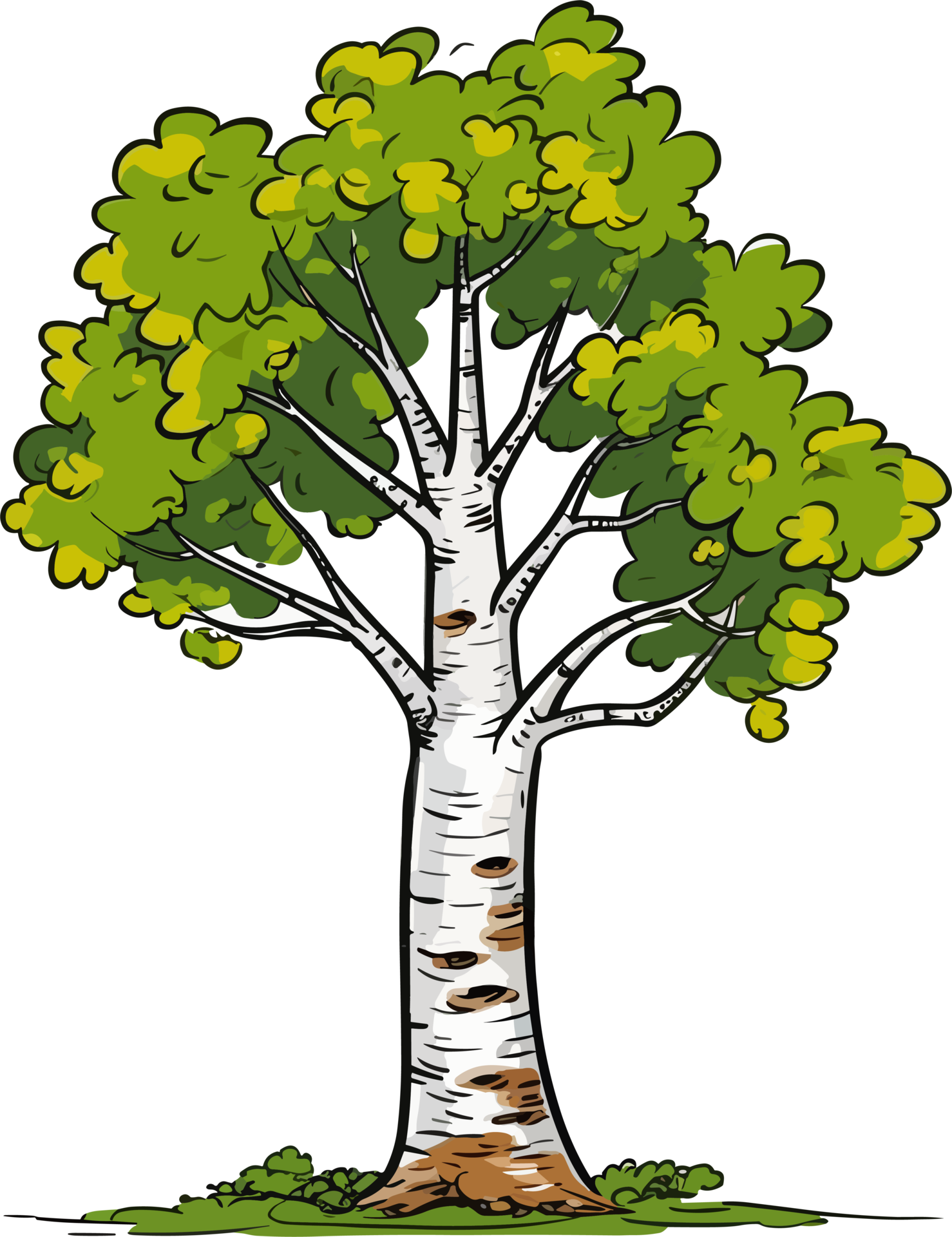 Birch tree transparent background 24521359 PNG