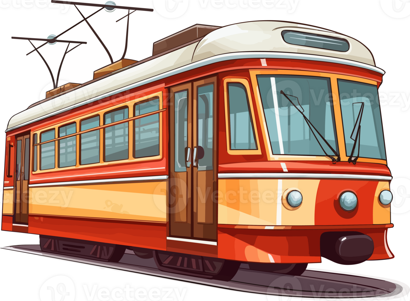 Tram transparent background png