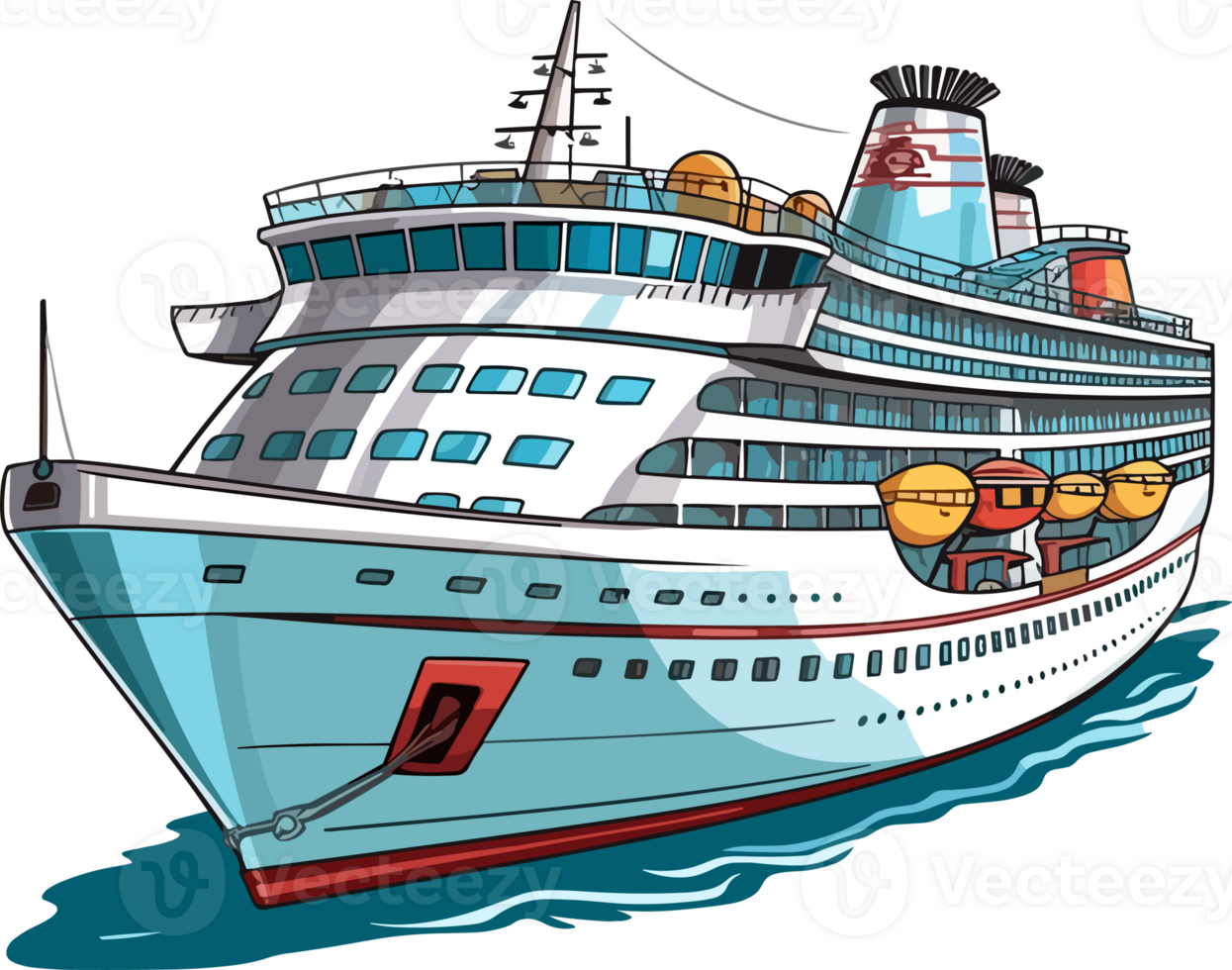 Cruise ship transparent background png