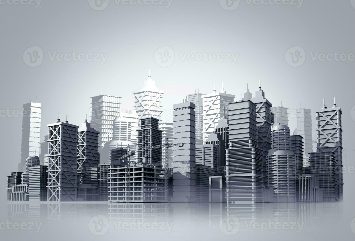 City Skyline Illustration photo