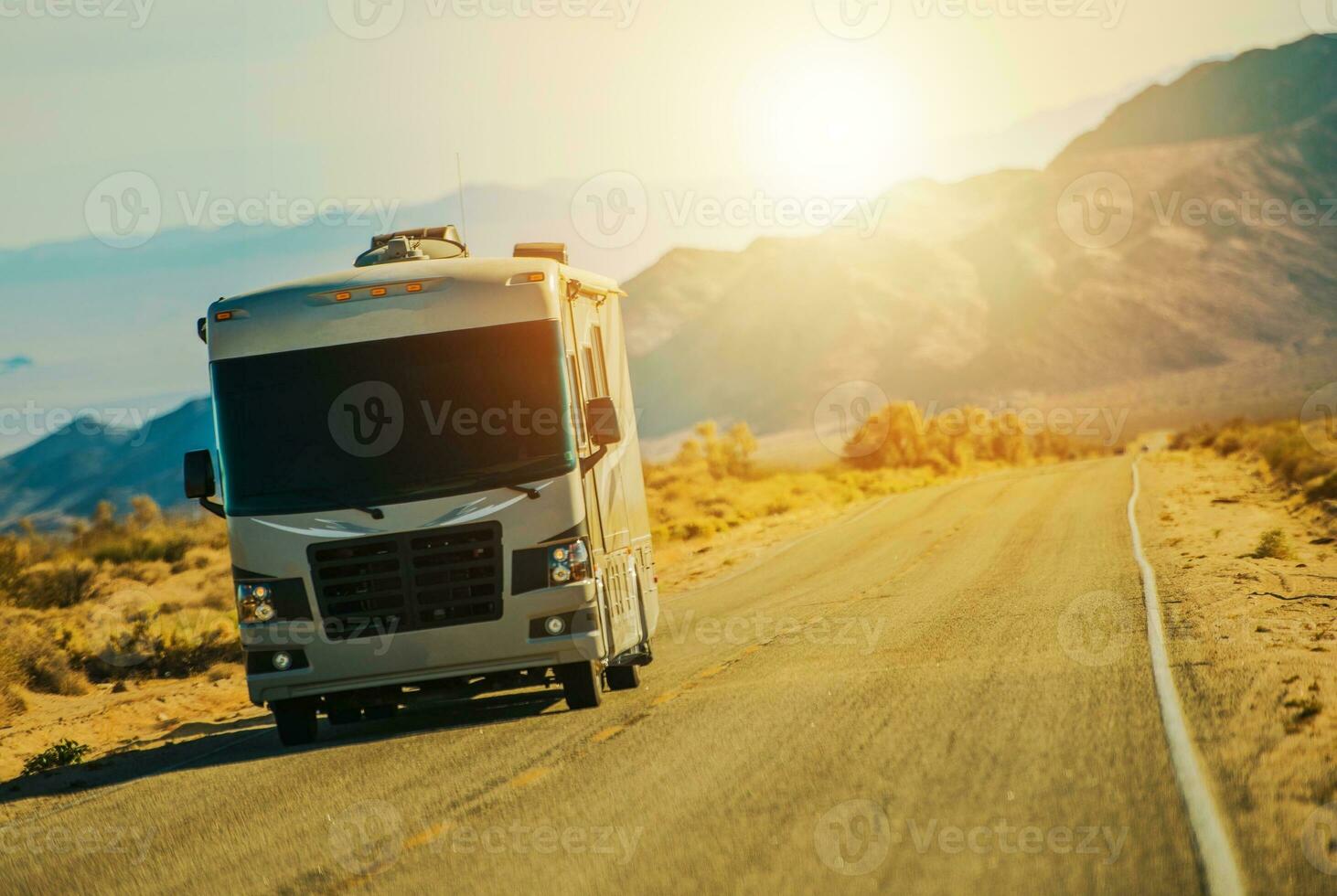 Motorhome on the Road photo