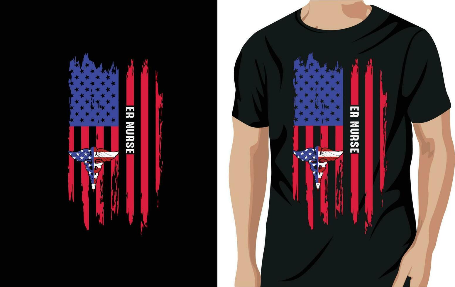 4th July American t-shirt design vector