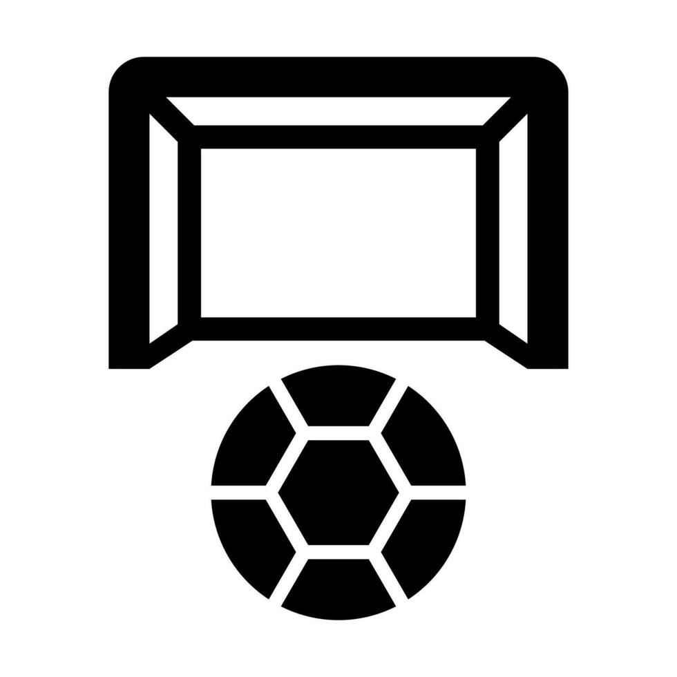 Penalty Glyph Icon Design vector