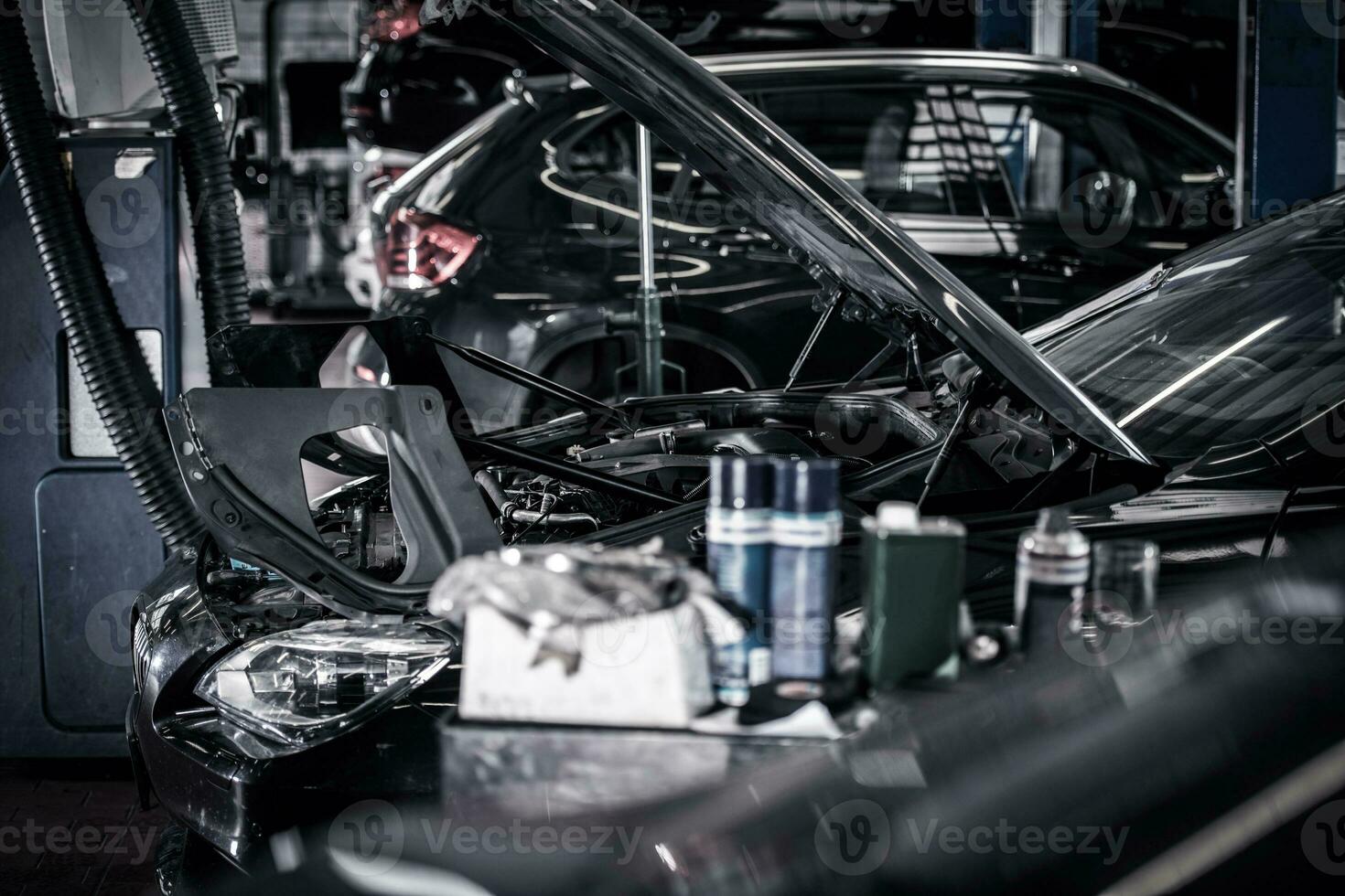 Inside a Professional Vehicle Workshop photo