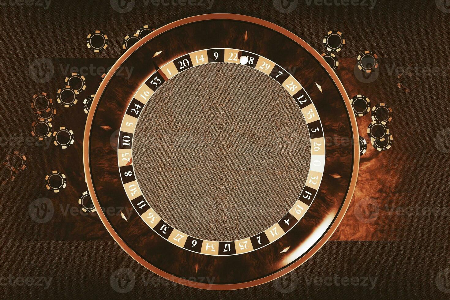 Roulette Wheel Copy Space photo